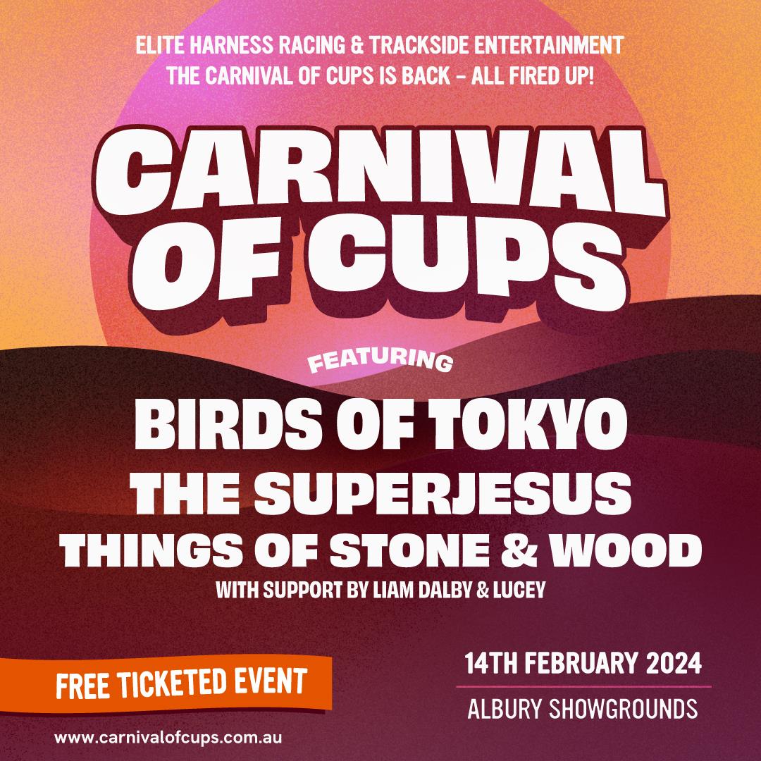 Birds of Tokyo and The Superjesus to Headline Carnival of Cups in Albury