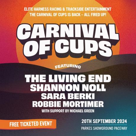 The Living End to Headline Carnival of Cups in Parkes